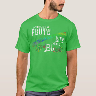 Camiseta Musical Cote Pun Flutist Flute
