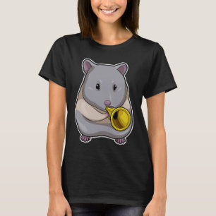 Camiseta Musical de Hamster Trumpet