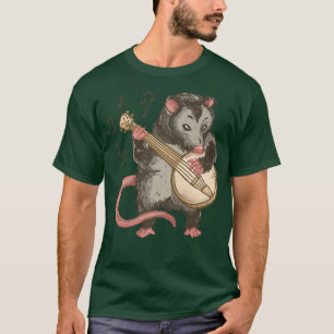Camiseta Musical de Instrumentos Musicais Possum Banjo