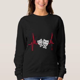 Camiseta Musical do Entretenimento com Máscara de Teatro