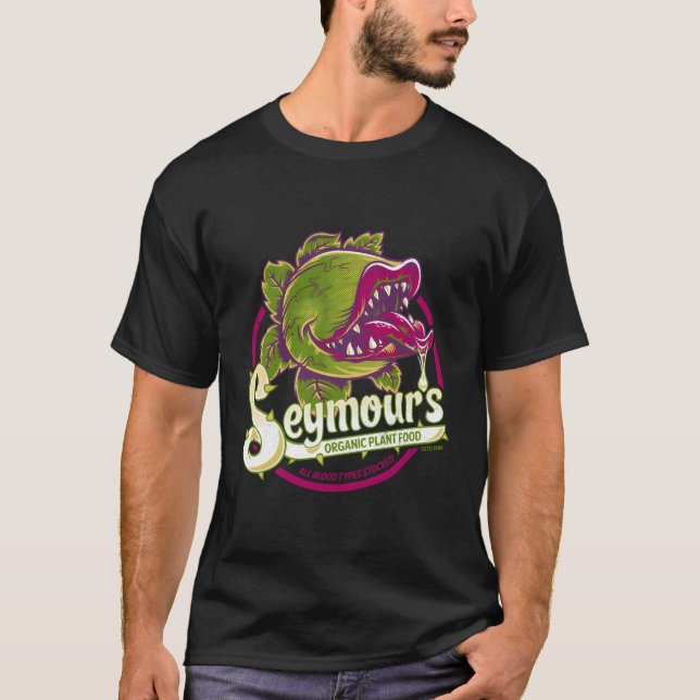 Camiseta Musical Do Horror Da Comida De Seymour (Frente)