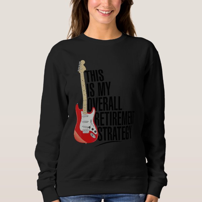 Camiseta Musical Electric Guitar Rock And Roll Strategy (Frente)