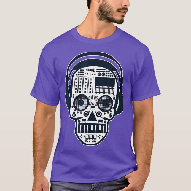 Camiseta Musical eletrônica EDM Techno Raver Musical (Frente)