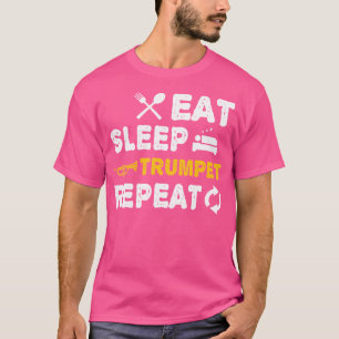 Camiseta Musical Marching Banda Trumpeter Engraçado Trompet