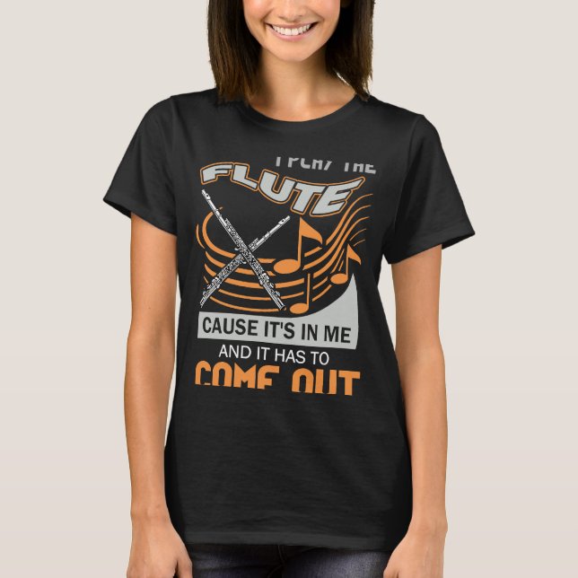 Camiseta Musical Marching Member Cote Musical Flutist (Frente)