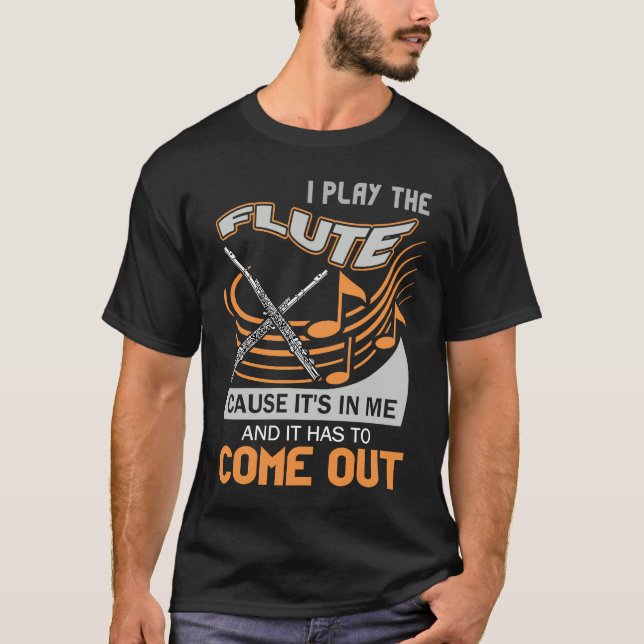 Camiseta Musical Marching Member Cote Musical Flutist (Frente)