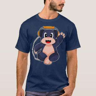Camiseta Musical Mole Headphone Music