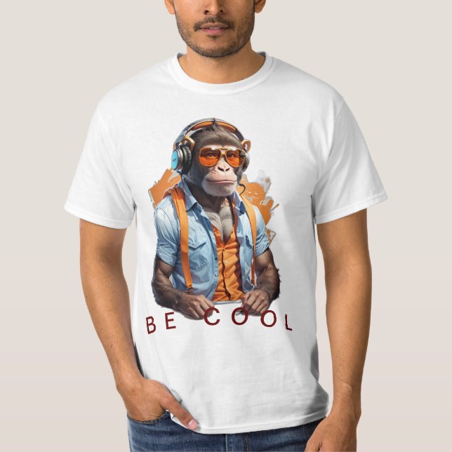 Camiseta Musical Monkey Tshirt (Frente)