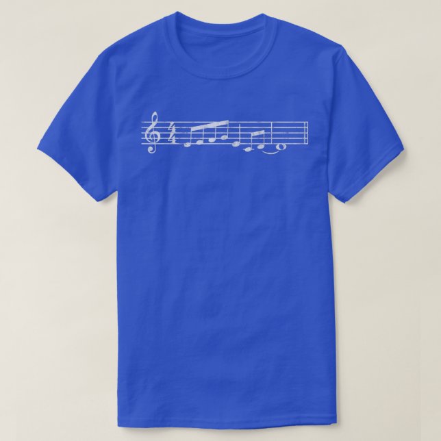 Camiseta Musical Nota O Font Mozart Classic Music Lover (Frente do Design)