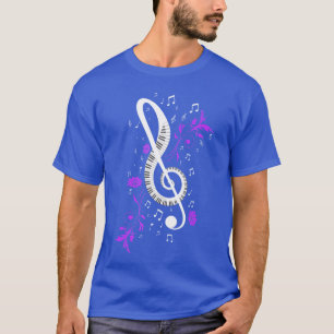 Camiseta Musical Note Compositor Musical Girl