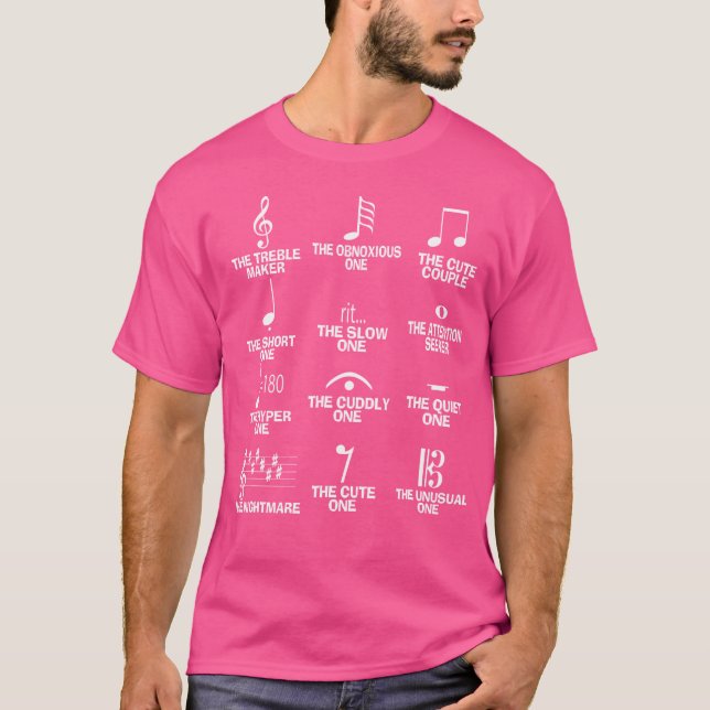 Camiseta Musical Notes Symbol Definition Humor Funny Christ (Frente)