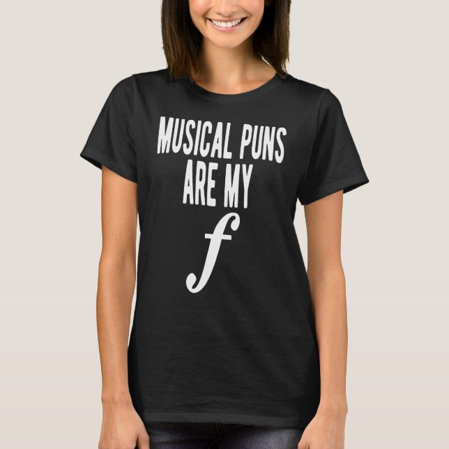 Camiseta Musical Puns É Meu Instrumento De Banda Forte Dive (Frente)