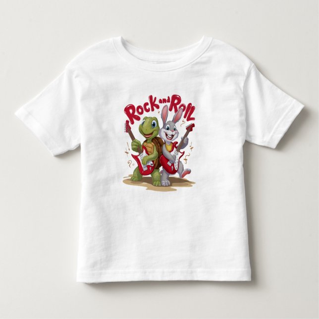 Camiseta Musical Réptil and Hare Rock Out Roll (Frente)
