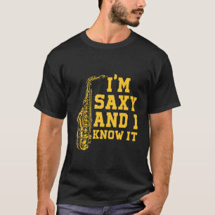 Camiseta Musical saxofone Instrumento Musical Jazz Banda Sa