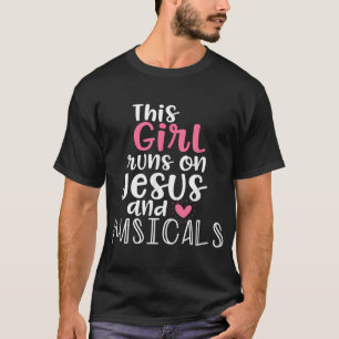Camiseta Musical Theater Giftsn Girl comanda Jesus Musicais