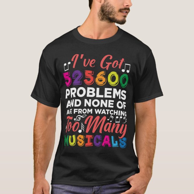 Camiseta Musical Theater Problems Broadway Singer (Frente)