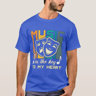 Camiseta Musicalheatre Music Ishe Keyo Broadway Drama engra