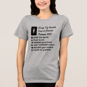 Camiseta Músicas De Saúde, Amor E Sucesso 2025
