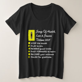 Camiseta Músicas De Saúde, Amor E Sucesso 2025