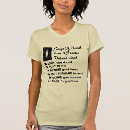 Camiseta Músicas De Saúde, Amor E Sucesso 2025