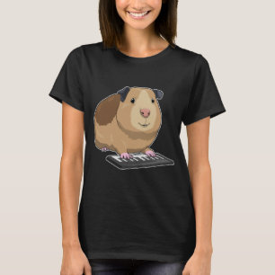 Camiseta Músicas do teclado do Hamster Musical