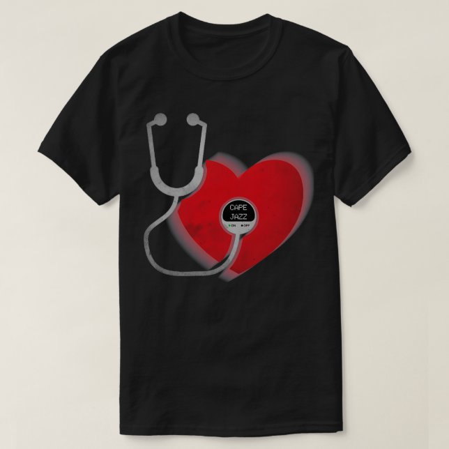 Camiseta Músicas Estilo de Músicas Genre Heart Beating for  (Frente do Design)