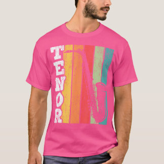 Camiseta Musicista saxofonista tenor-saxofone Instrumentali