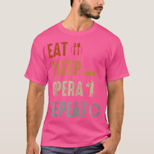 Camiseta Músico cantor cantor de ópera do sono Mus especial