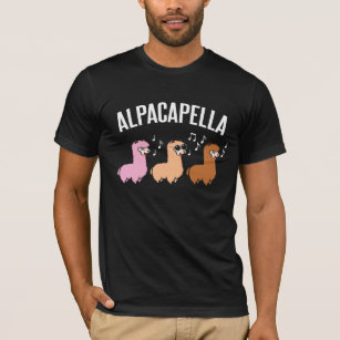 Camiseta Músico da música do lama da alpaca de Alpacapella