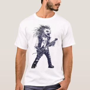 Camiseta Músico de alienígena Rock - Personagem de Violão F