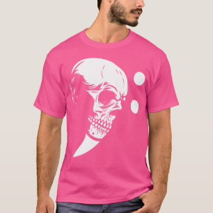 Camiseta Músico De Bass Crânio Clef Bass Player Música Guit