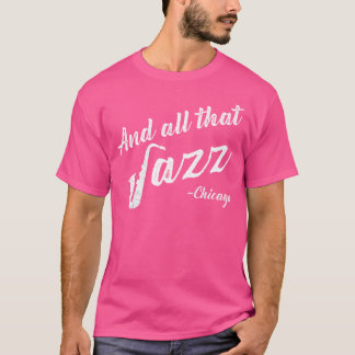 Camiseta Músico De Chicago E Todo Esse Jazz