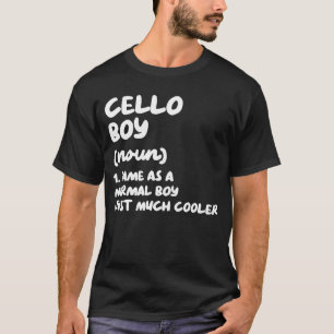 Camiseta Musico de Definição Cello Boy