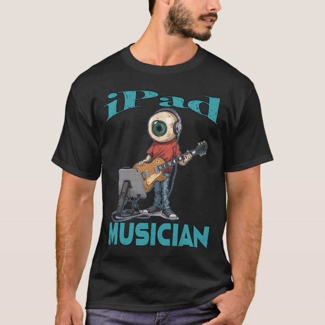 Camiseta Músico de Ipad Olho (Frente)