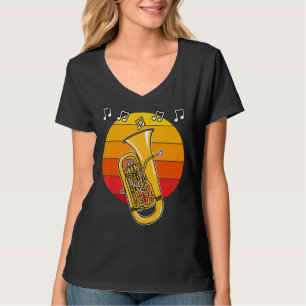 Camiseta Musico de latão do Festival de Verão Euphonium