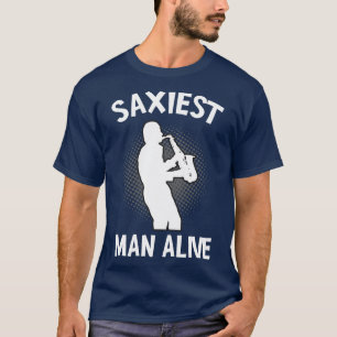 Camiseta Músico divertido saxofone saxiista vivo