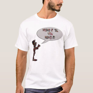 Camiseta Músico dizendo "Faça até conseguir"