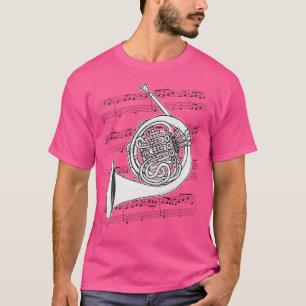 Camiseta Musico do Bronze Hornista do Horn Francês