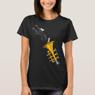Camiseta Músico do Trompeter Jazz Cat Pet Parent Idet T