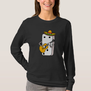 Camiseta Músico Domino com Violão Sombrero Trem Mexicano
