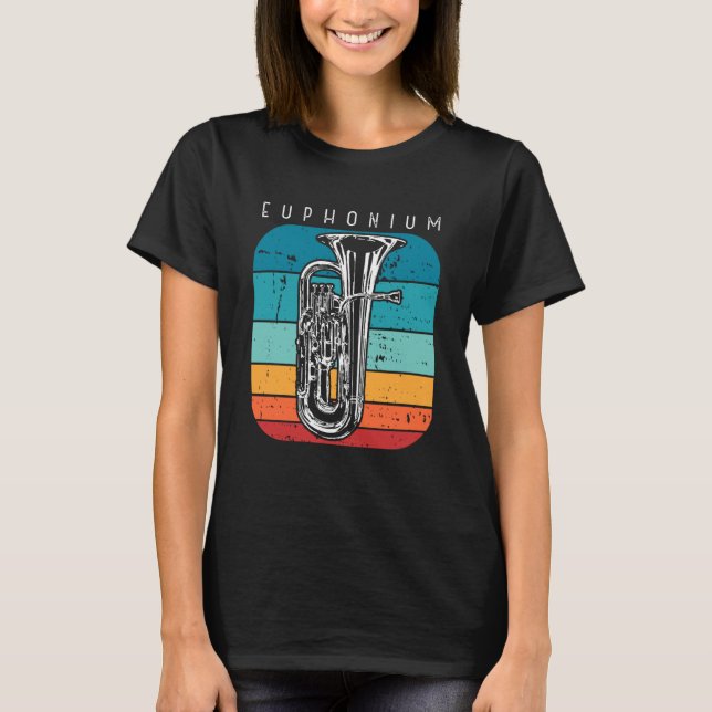 Camiseta Músico Euphonium Baritone 1 (Frente)