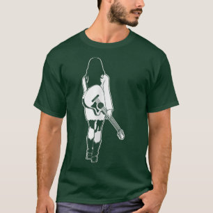 Camiseta Músico feminino - Guitarrista Acústica