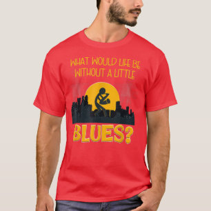 Camiseta Músico guitarrista Blues Guitar Vintage Blues Musi