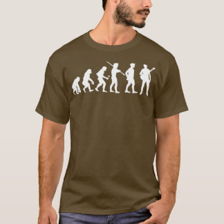 Camiseta Músico Guitarrista da Evolução Humana