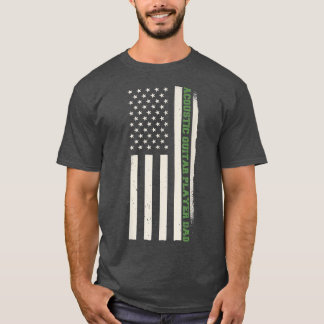 Camiseta Músico Guitarrista Patriótico Dissociador Acústico