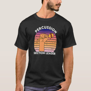 Camiseta Músico Líder de Seção de Bateria Vintage
