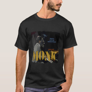 Camiseta Músico Monk Jazz Wisdom Pianist