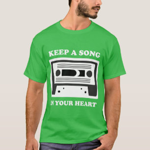Camiseta Músico Música É Minha Vida Presente Retro Rock