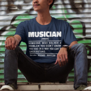 Camiseta Músico Novo Instrumento Musical Memes Engraçado