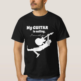 Camiseta Músico Presente "Meu Violão Está Chamando"